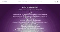 Desktop Screenshot of centreharmonie.fr