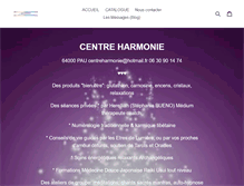 Tablet Screenshot of centreharmonie.fr